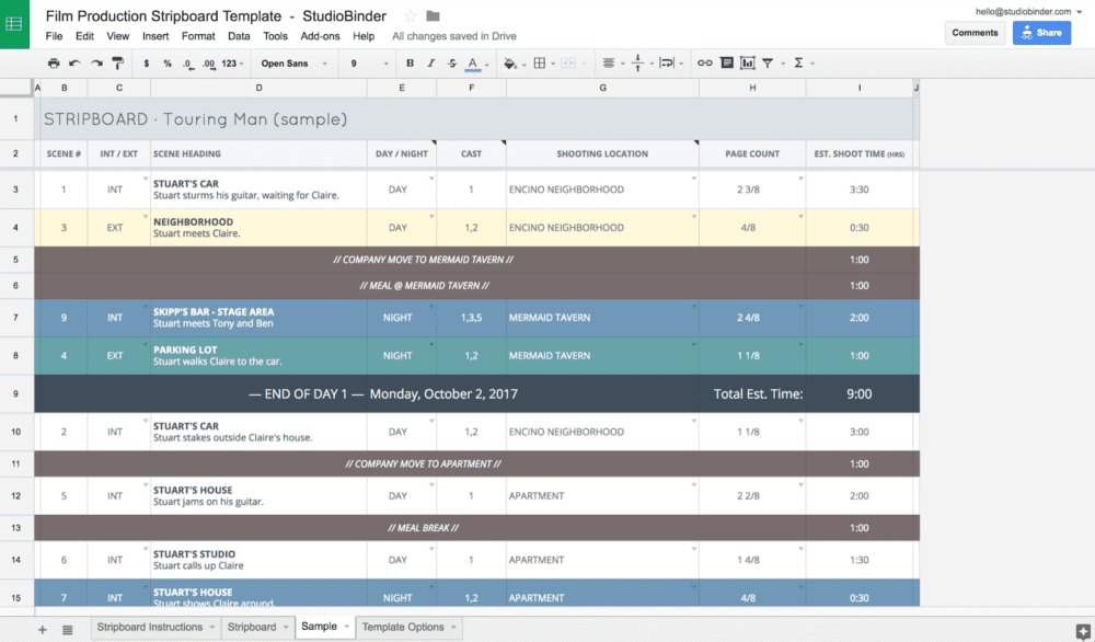 Creating a Production Schedule – The Film Fund